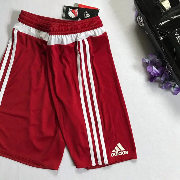 Adidas NWT Red Performance Official MLS Shorts Men S - Picture 3 of 8